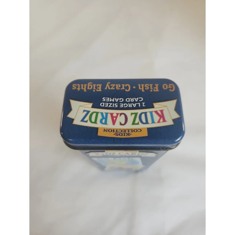 2001 Cardinal Kids Collections Kids Card Games Go Fish &‎ Crazy Eights In A Tin